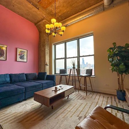 Modern 2Br Loft With Amazing City Skyline View And Optional Parking For 8 Guests Near Mccormick Place And Soldier Field Σικάγο Εξωτερικό φωτογραφία