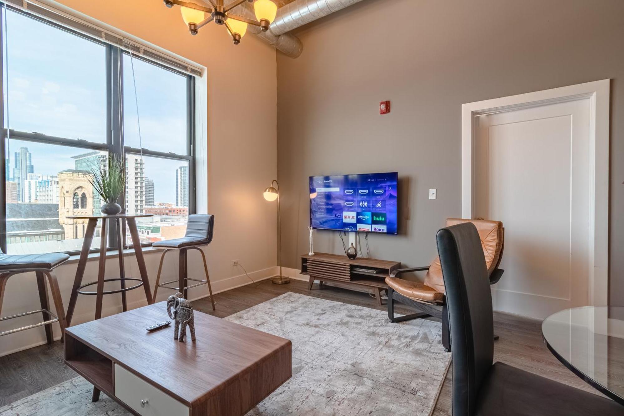 Modern 2Br Loft With Amazing City Skyline View And Optional Parking For 8 Guests Near Mccormick Place And Soldier Field Σικάγο Εξωτερικό φωτογραφία