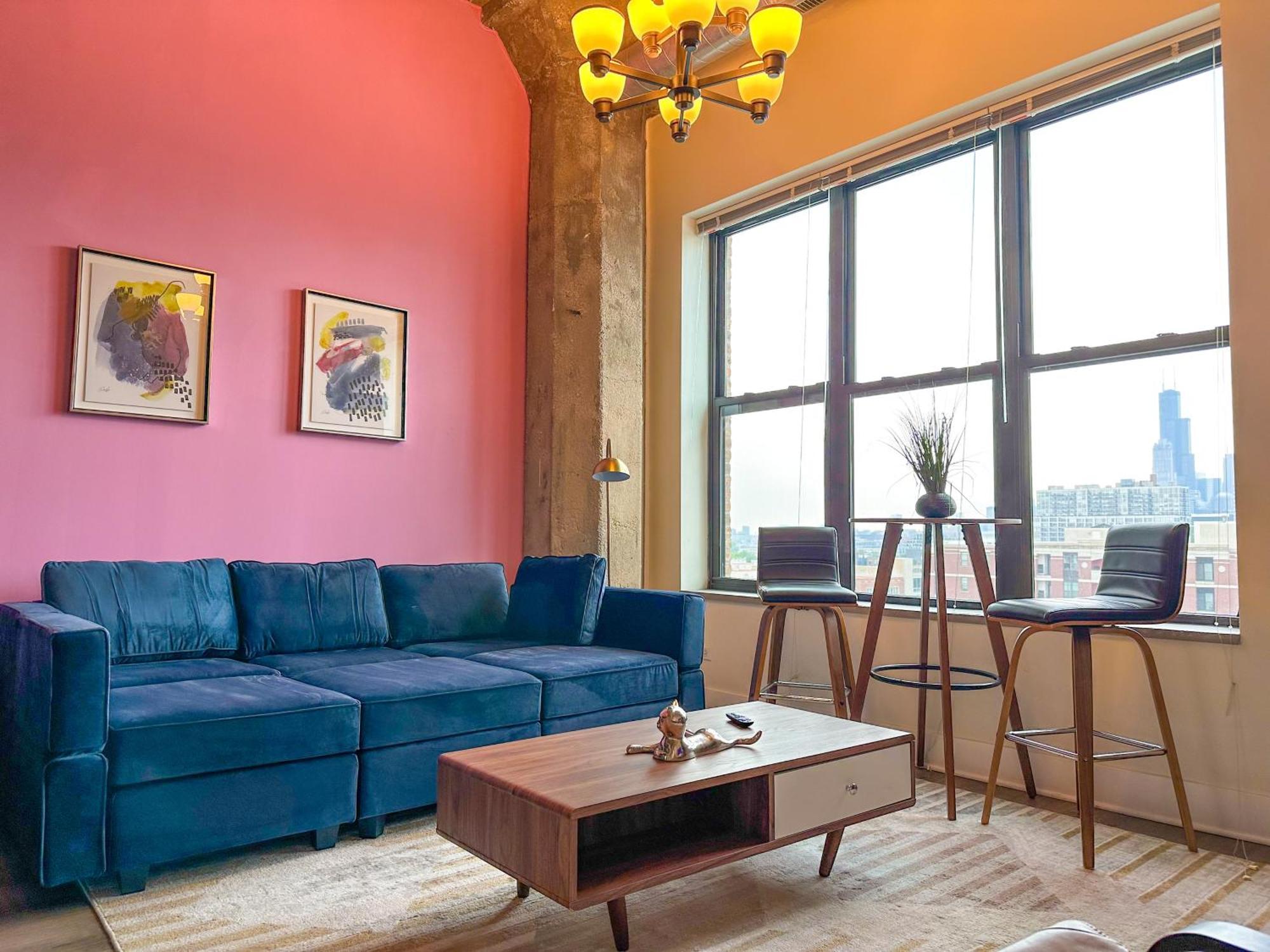 Modern 2Br Loft With Amazing City Skyline View And Optional Parking For 8 Guests Near Mccormick Place And Soldier Field Σικάγο Εξωτερικό φωτογραφία