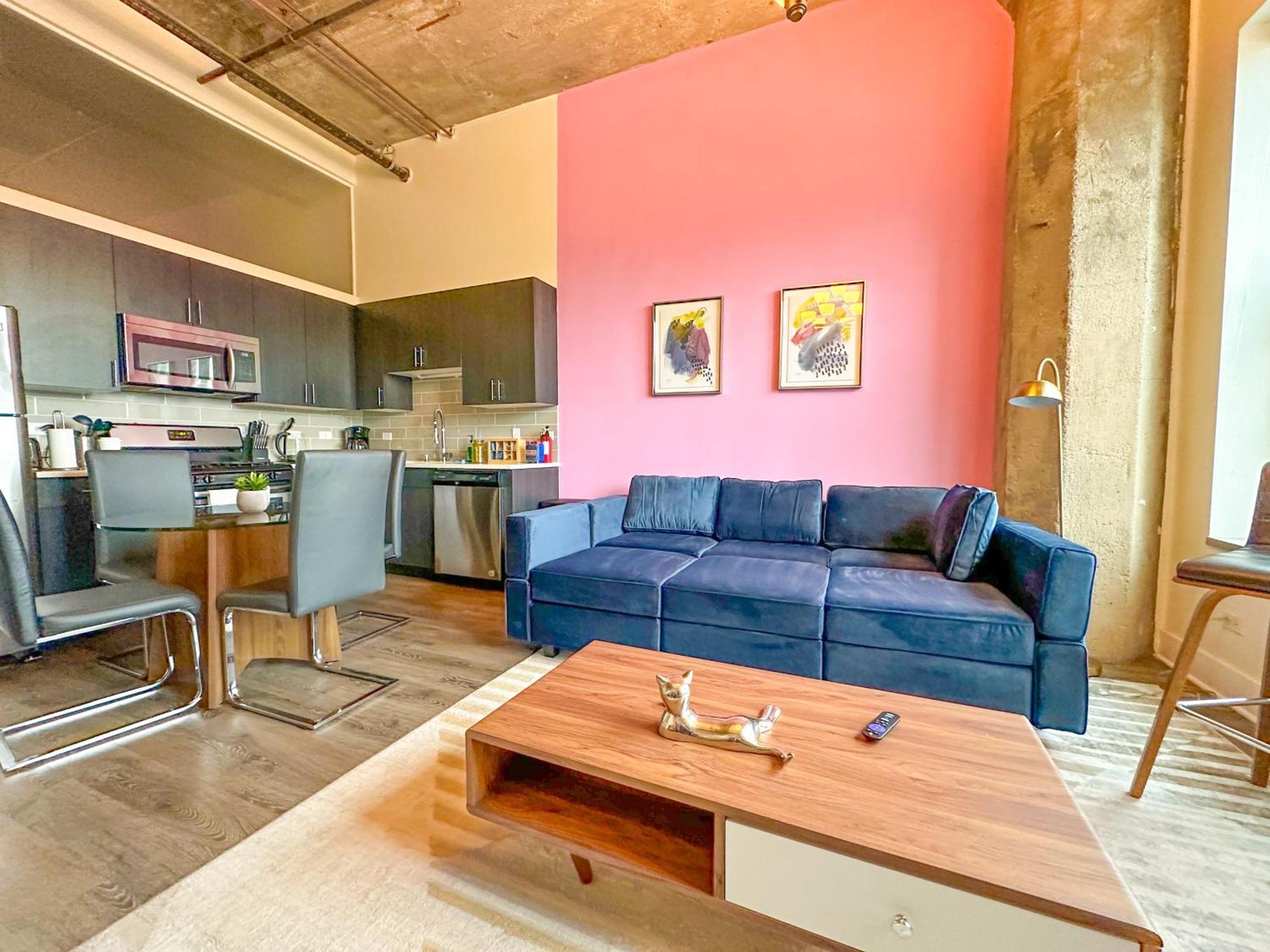 Modern 2Br Loft With Amazing City Skyline View And Optional Parking For 8 Guests Near Mccormick Place And Soldier Field Σικάγο Εξωτερικό φωτογραφία